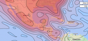 Dish Mexico 77W Coverage Map on Satbeams.com