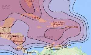 Galaxy 19 79W Coverage Map on Satbeams.com