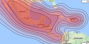 Sky Mexico 79W Coverage Map on Satbeams.com